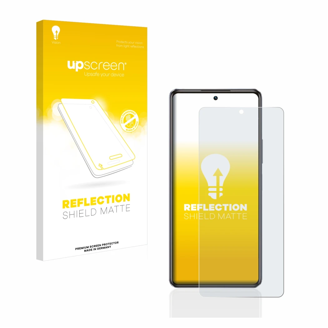 Face avant d’un emballage produit avec le logo de la marque upscreen. À côté, l’appareil Infinix Note 30 Pro est représenté av