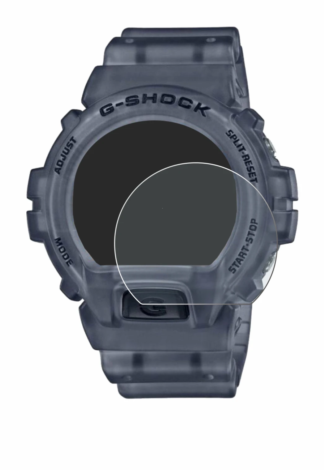 Image de l'appareil Casio G-Shock DW-6900 avec une grande variété de protections d'écran.