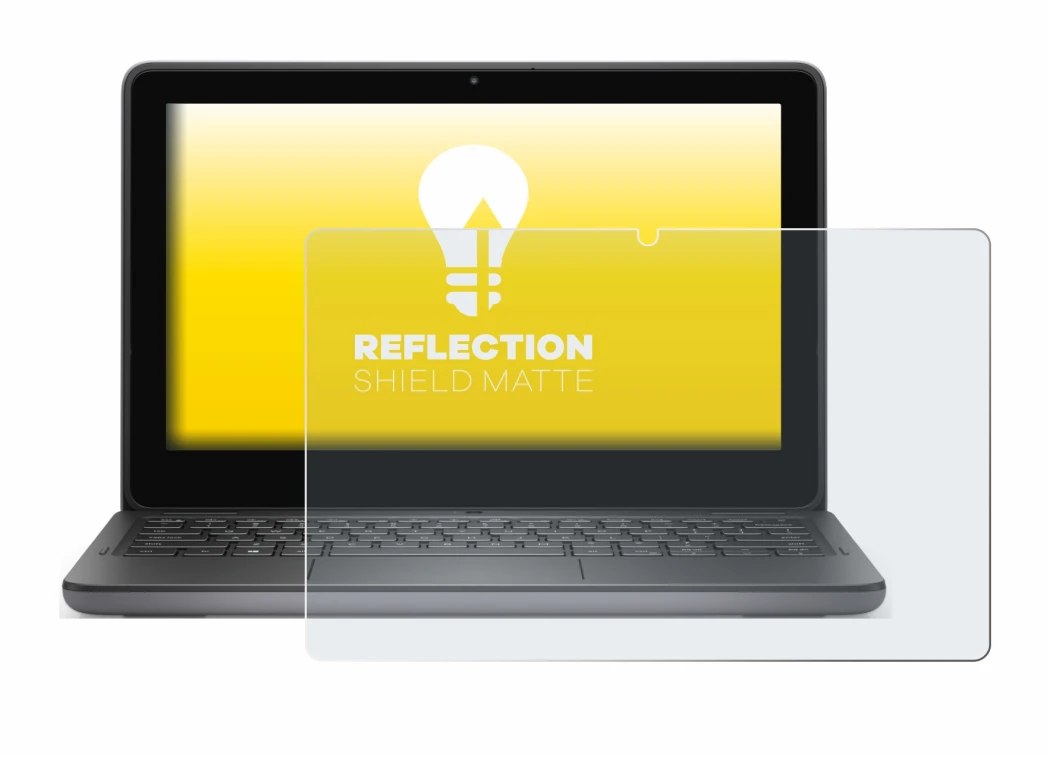 Image de l'appareil Dell Latitude 3140 2-in-1 avec une grande variété de protections d'écran.