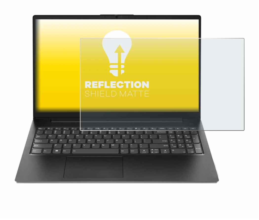 Image de l'appareil Lenovo V15 Gen 4 AMN avec une grande variété de protections d'écran.