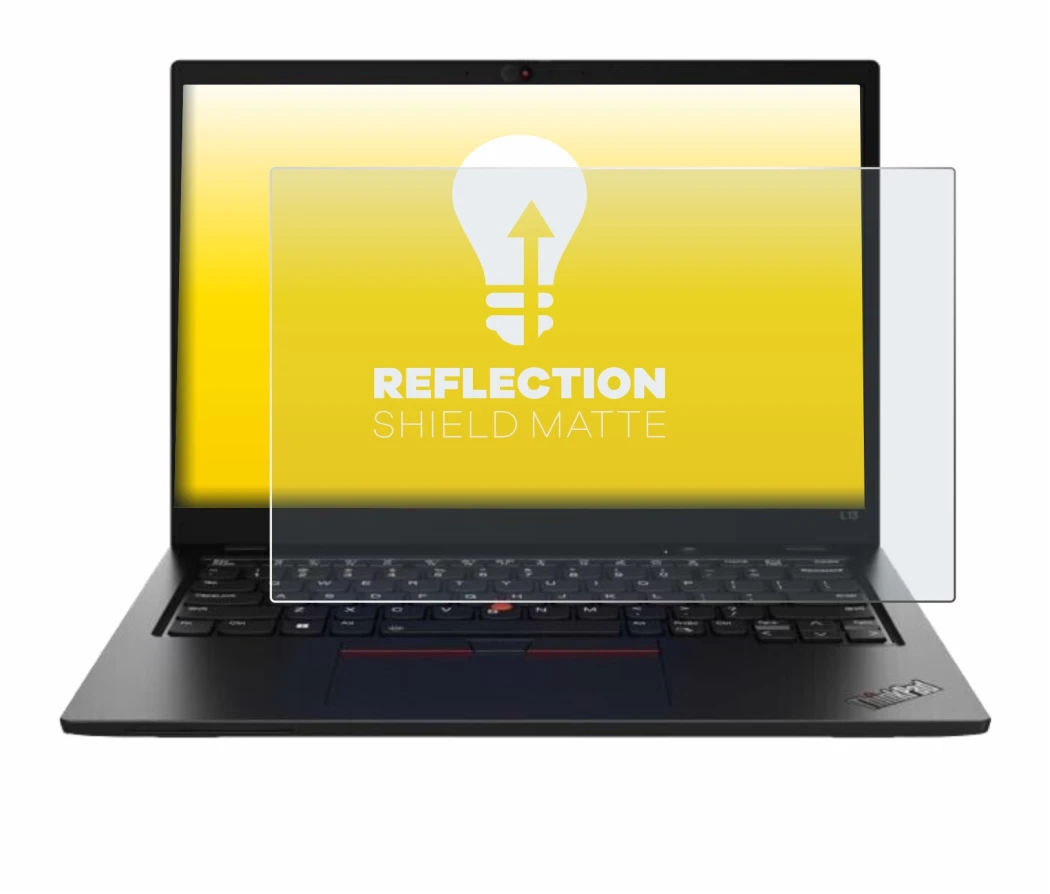 Image de l'appareil Lenovo ThinkPad L13 Gen 4 Touch avec une grande variété de protections d'écran.
