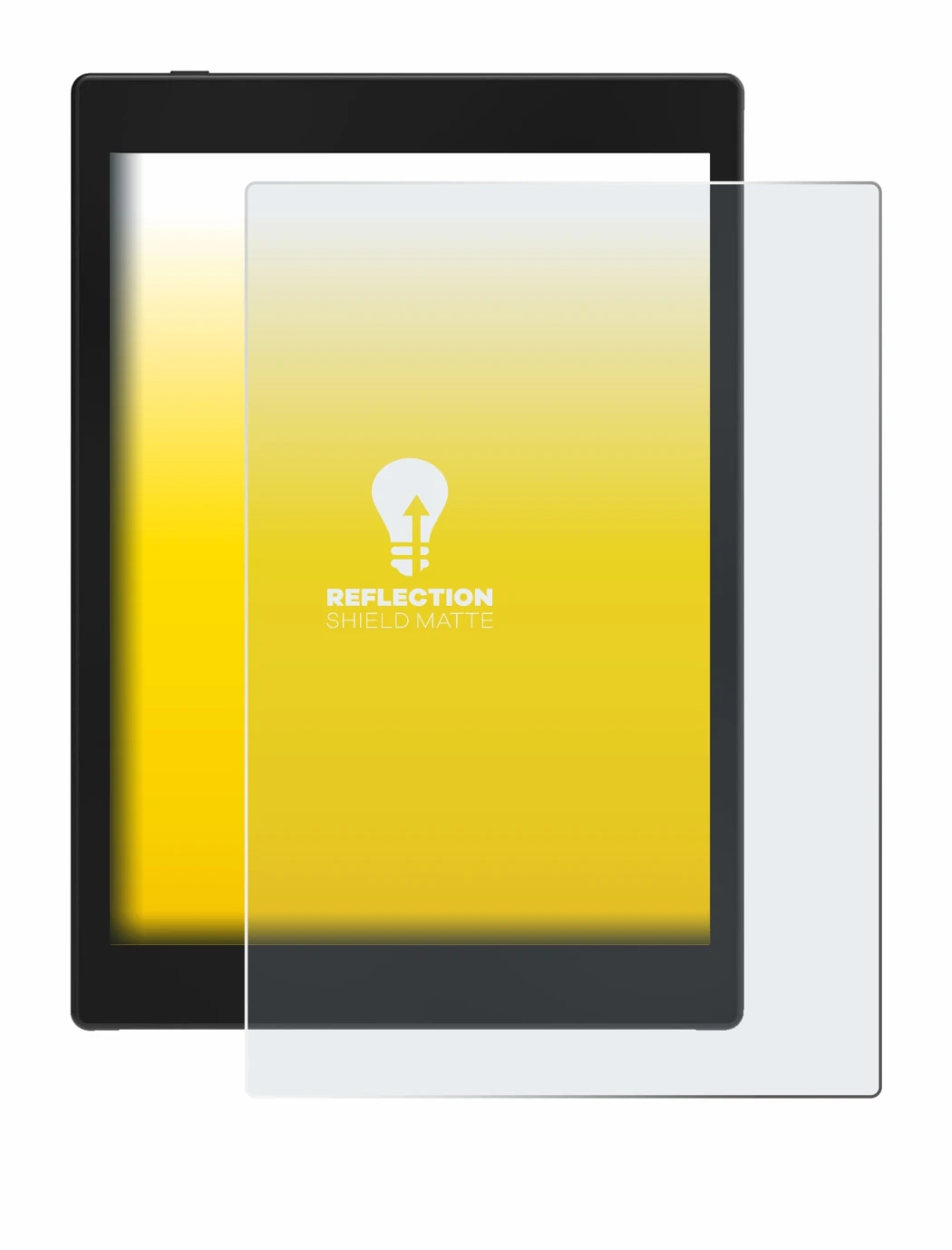 Image de l'appareil Boox Tab Mini C avec une grande variété de protections d'écran.