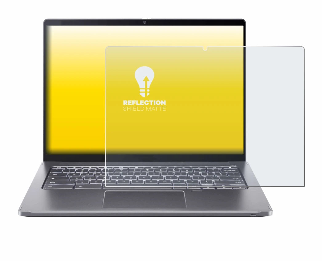Image de l'appareil Acer Chromebook Spin 714 avec une grande variété de protections d'écran.