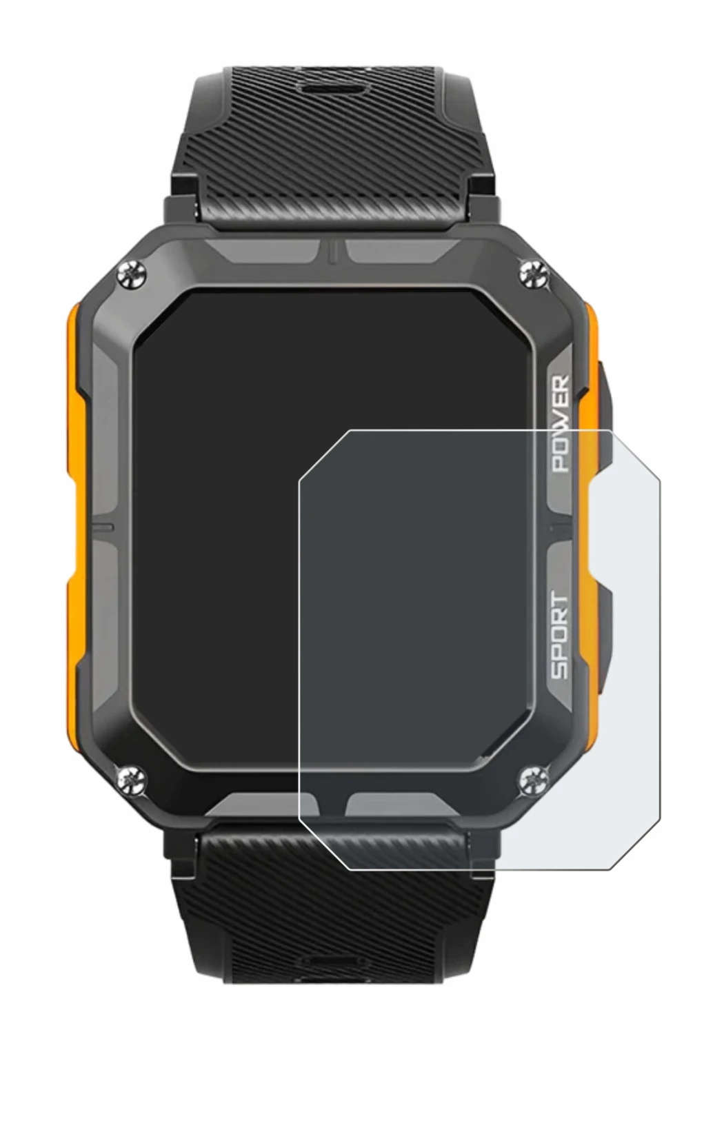 Image de l'appareil Njord Gear The Indestructible Smartwatch avec une grande variété de protections d'écran.