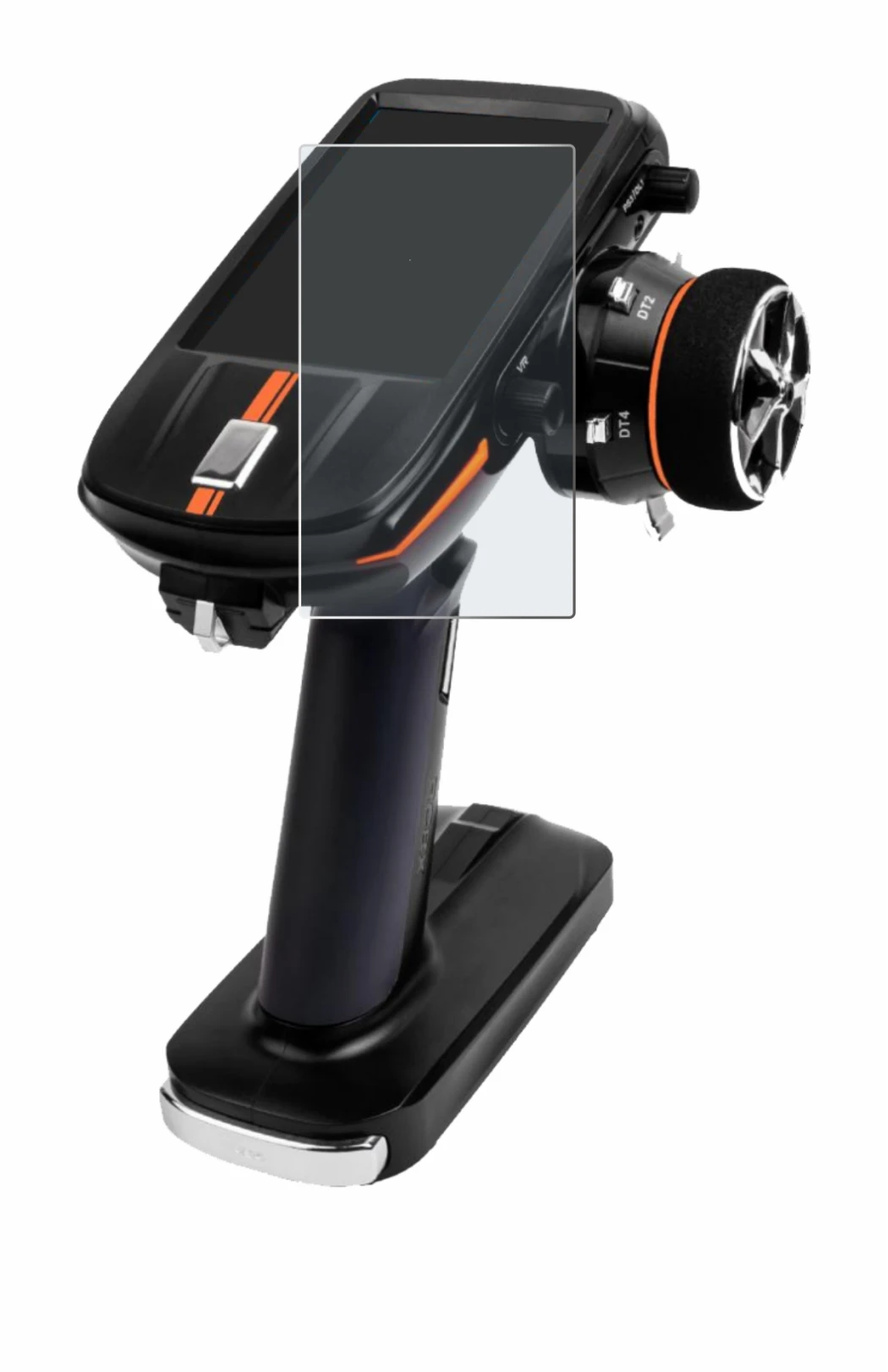 Image de l'appareil RadioLink RC8X avec une grande variété de protections d'écran.