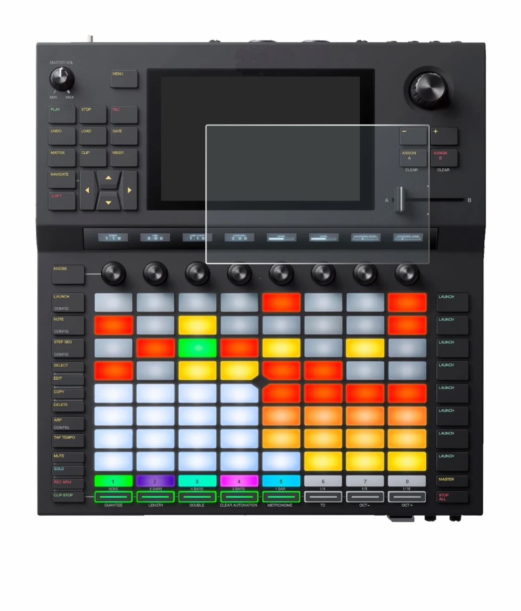 Image de l'appareil Akai Force avec une grande variété de protections d'écran.
