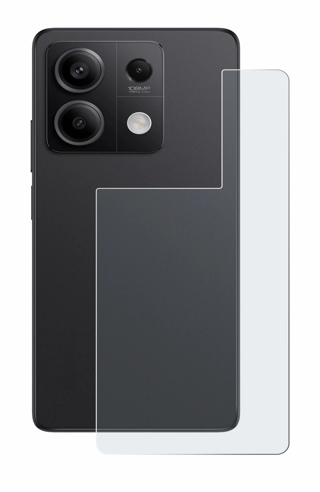 Image de l'appareil Xiaomi Redmi Note 13 Pro 5G (Arrière) avec une grande variété de protections d'écran.