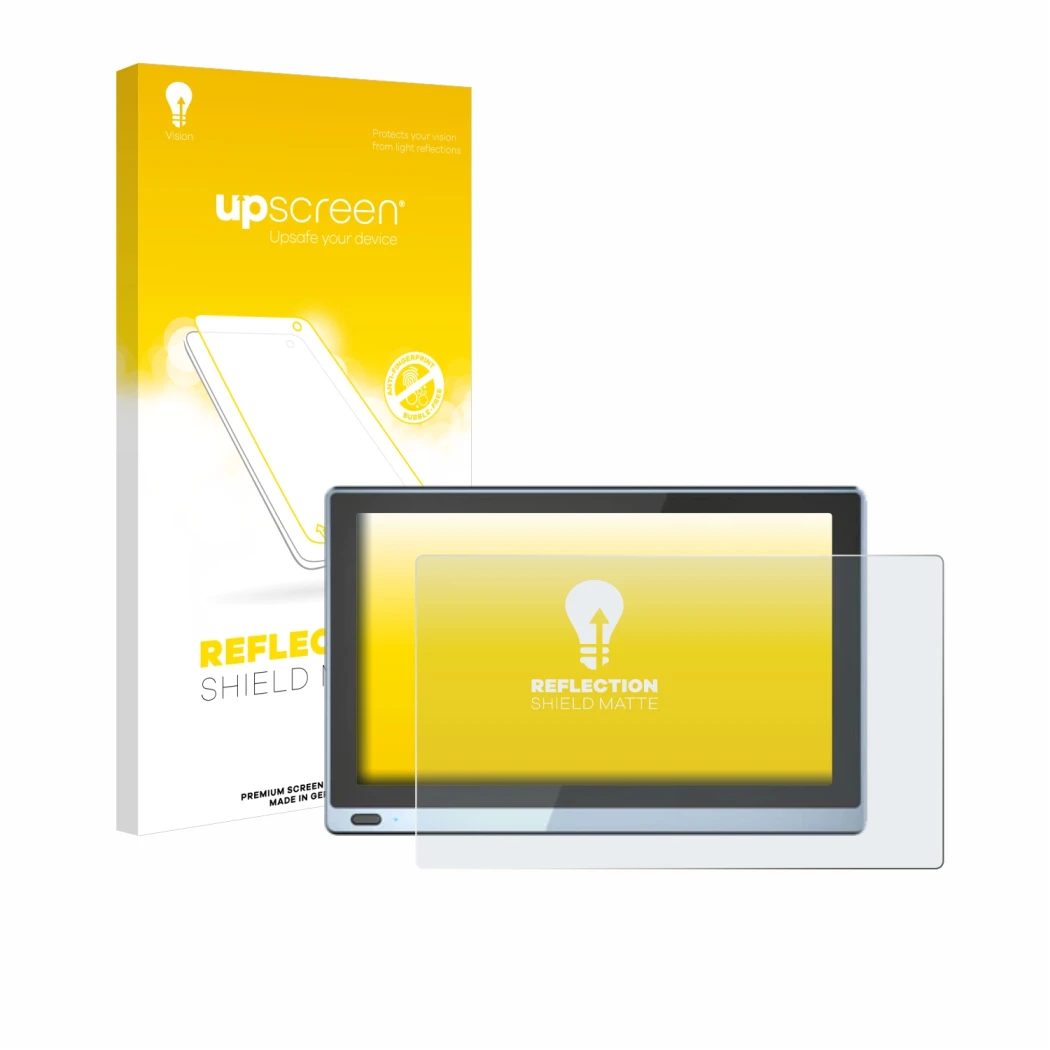 Face avant d’un emballage produit avec le logo de la marque upscreen. À côté, l’appareil Higole Gole 1 Pro est représenté avec