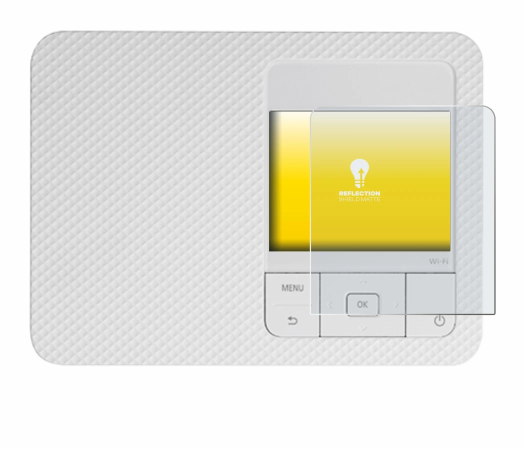 Image de l'appareil Canon Selphy CP1500 avec une grande variété de protections d'écran.