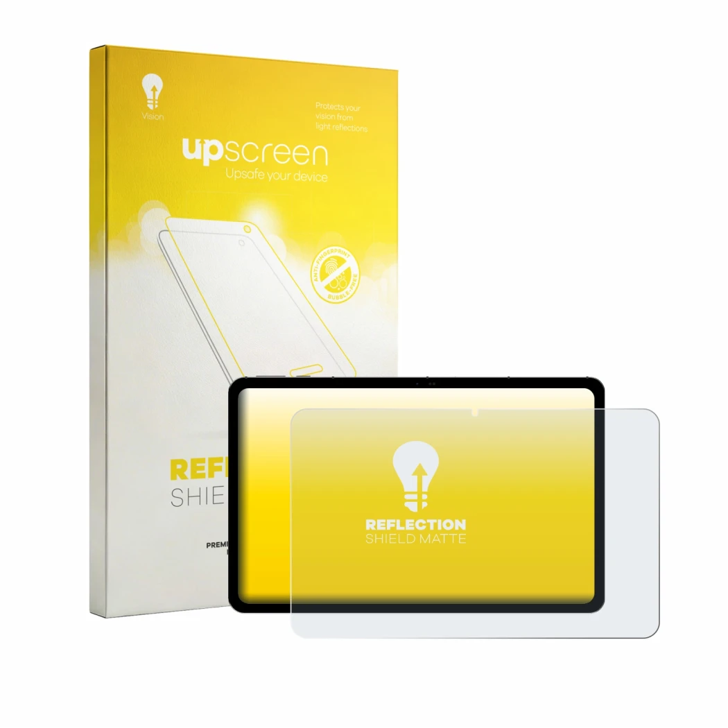 Face avant d’un emballage produit avec le logo de la marque upscreen. À côté, l’appareil Peaq PET 10980-F628E est représenté a