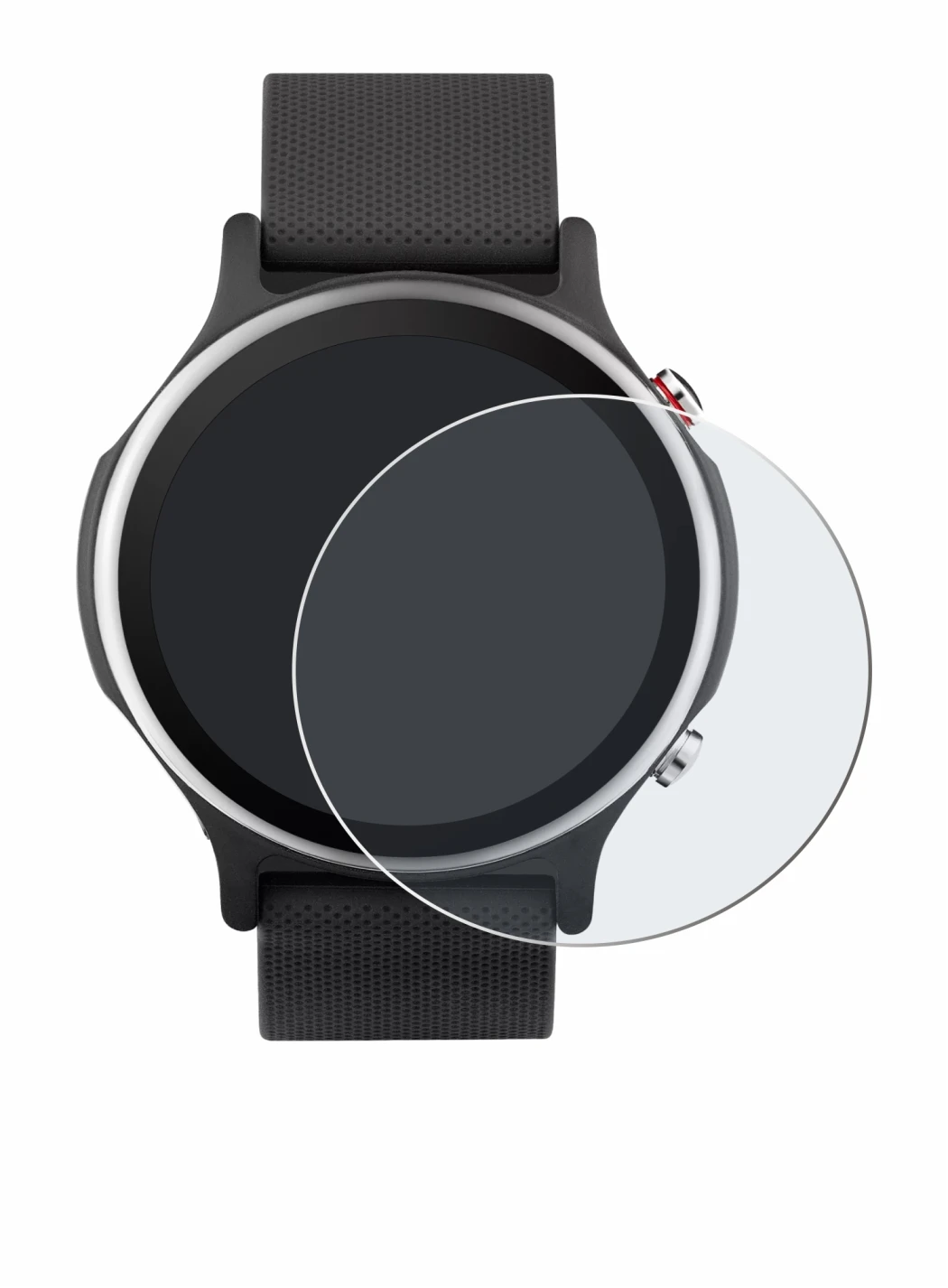 Image de l'appareil ASUS VivoWatch 6 avec une grande variété de protections d'écran.