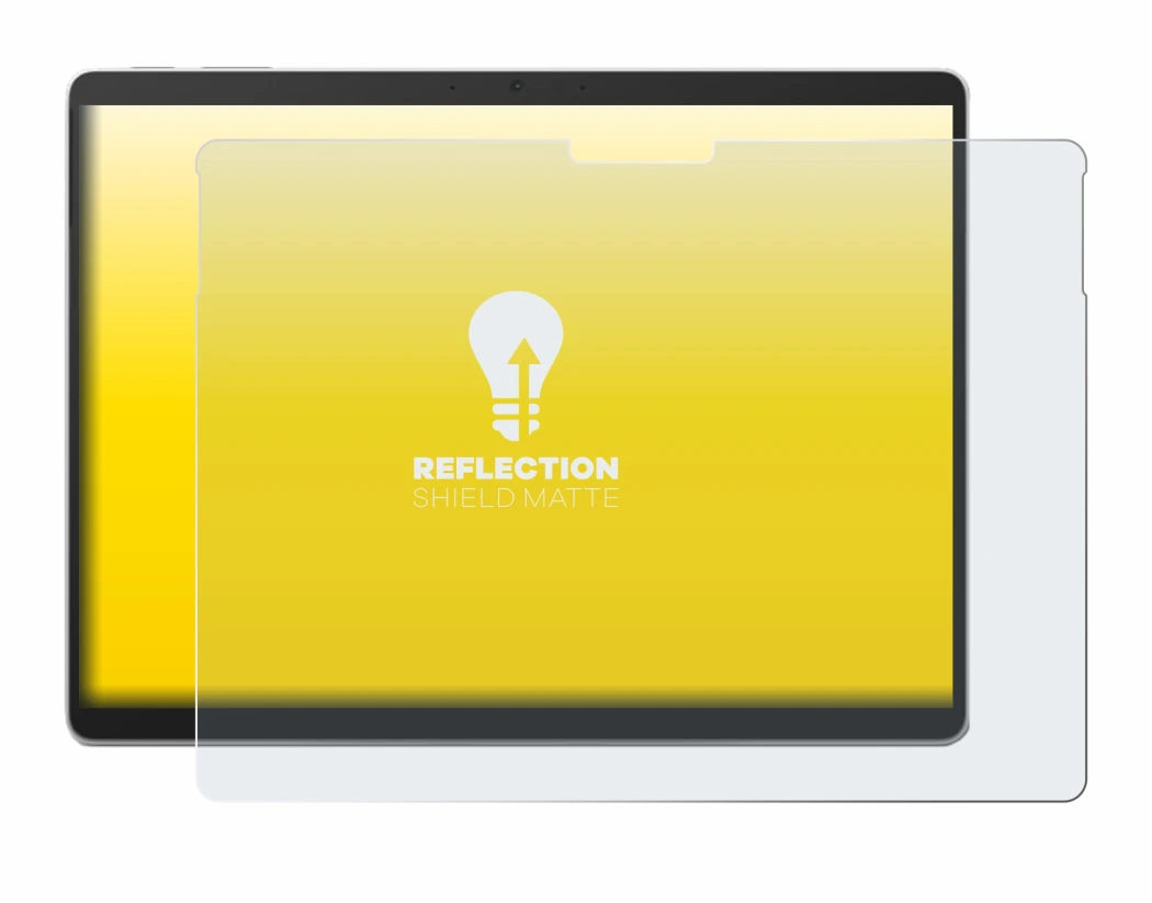 Image de l'appareil Microsoft Surface Pro 10 avec une grande variété de protections d'écran.