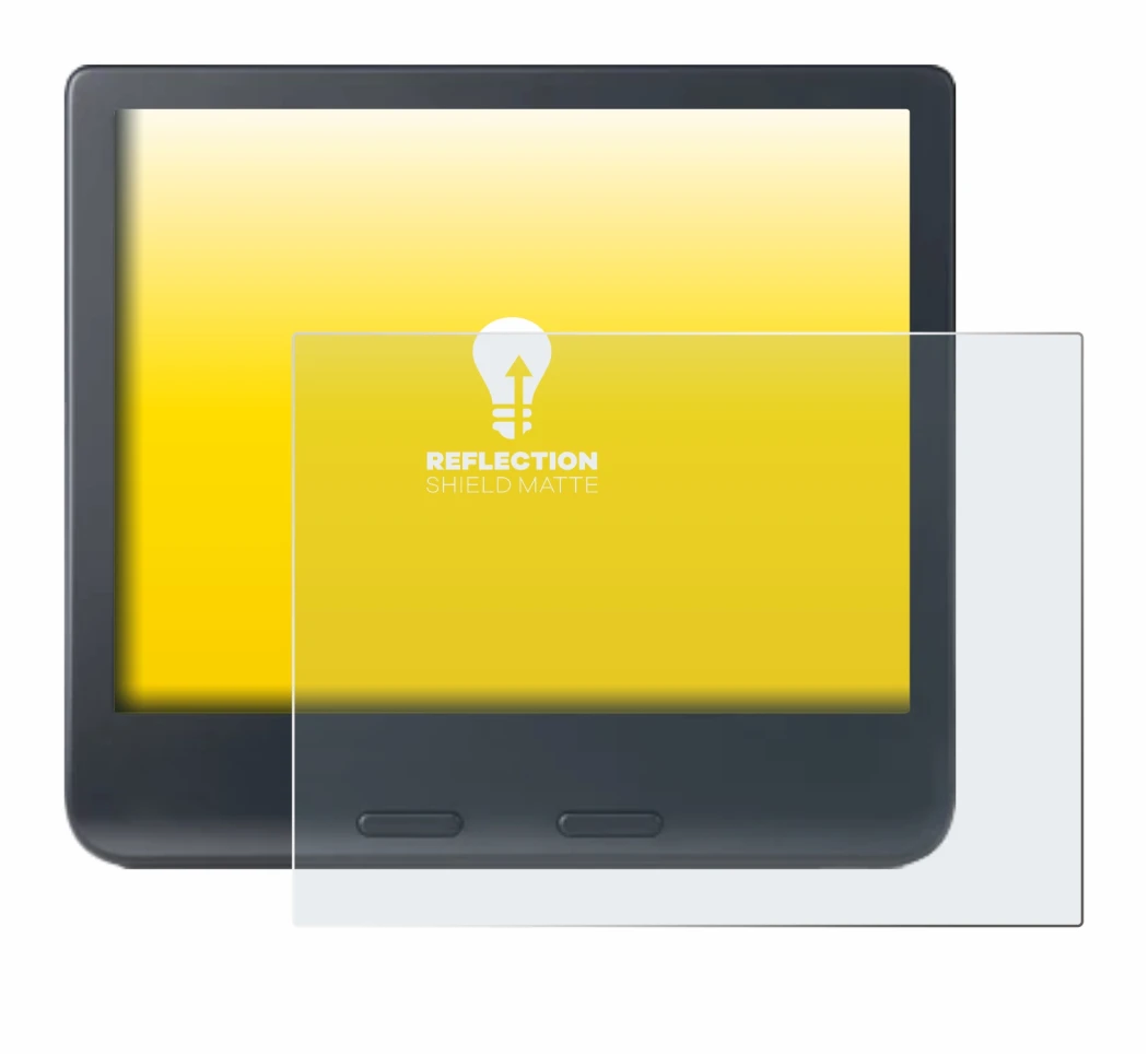 Image de l'appareil Kobo Libra Colour 2024 avec une grande variété de protections d'écran.