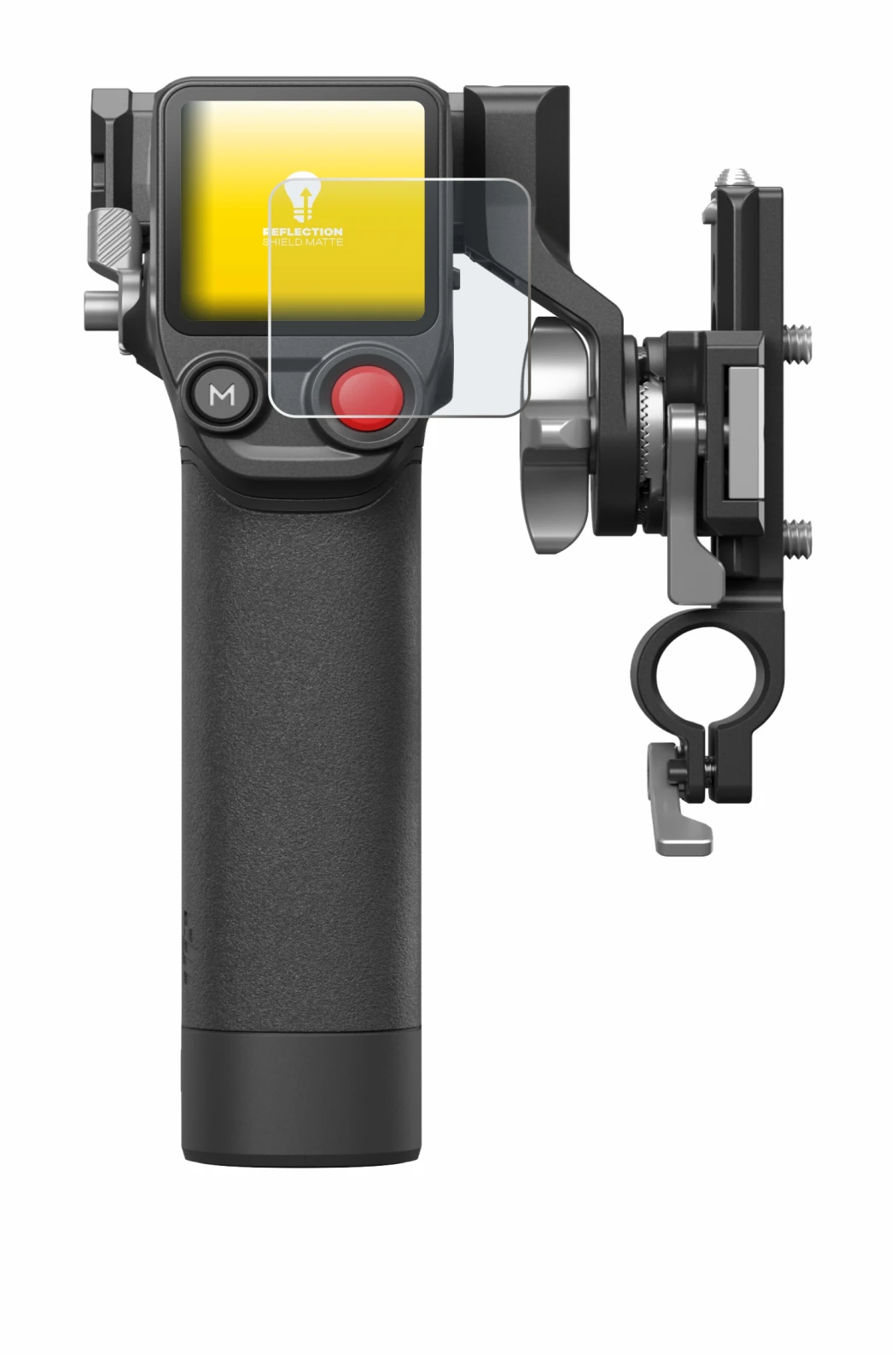 Image de l'appareil DJI Focus Pro- Grip avec une grande variété de protections d'écran.
