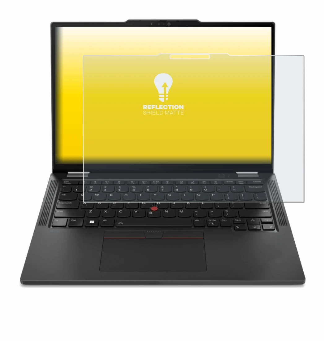 Image de l'appareil Lenovo ThinkPad X13 2-in-1 Gen 5 avec une grande variété de protections d'écran.