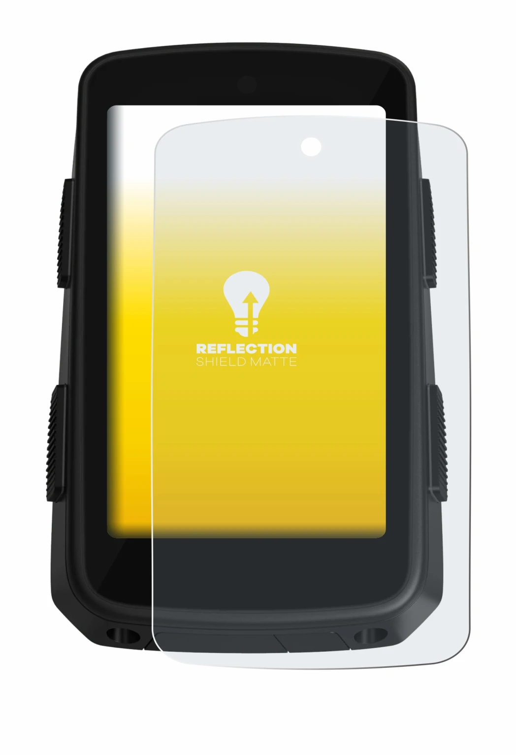 Image de l'appareil Hammerhead Karoo 3 avec une grande variété de protections d'écran.