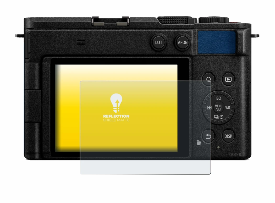 Image de l'appareil Panasonic Lumix DC-S9 avec une grande variété de protections d'écran.