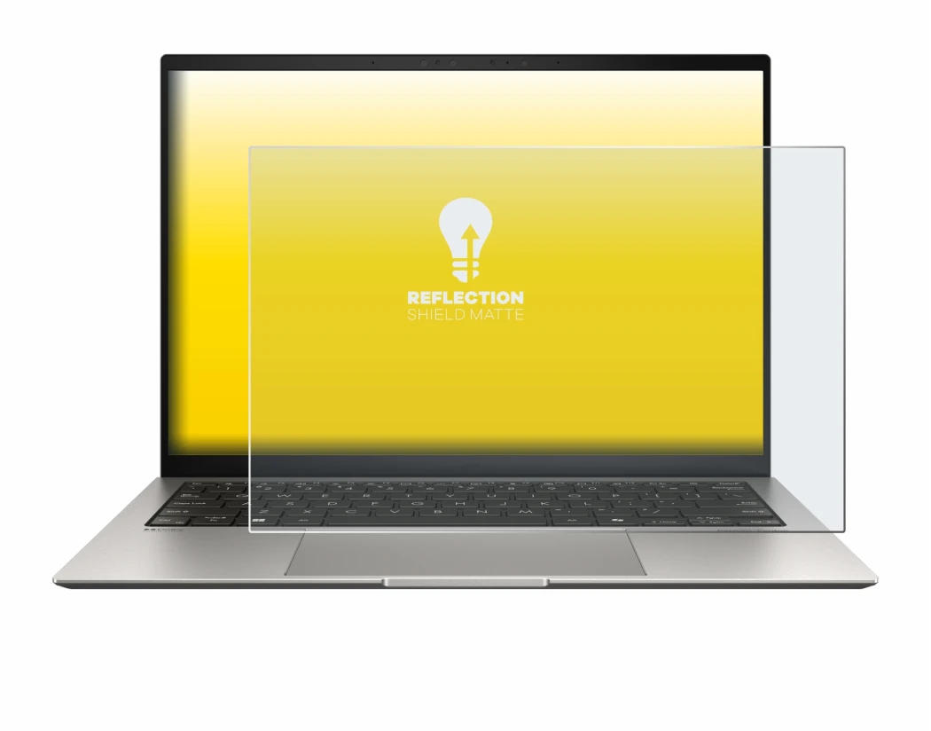 Image de l'appareil ASUS ZenBook S 13 OLED UX5304 avec une grande variété de protections d'écran.
