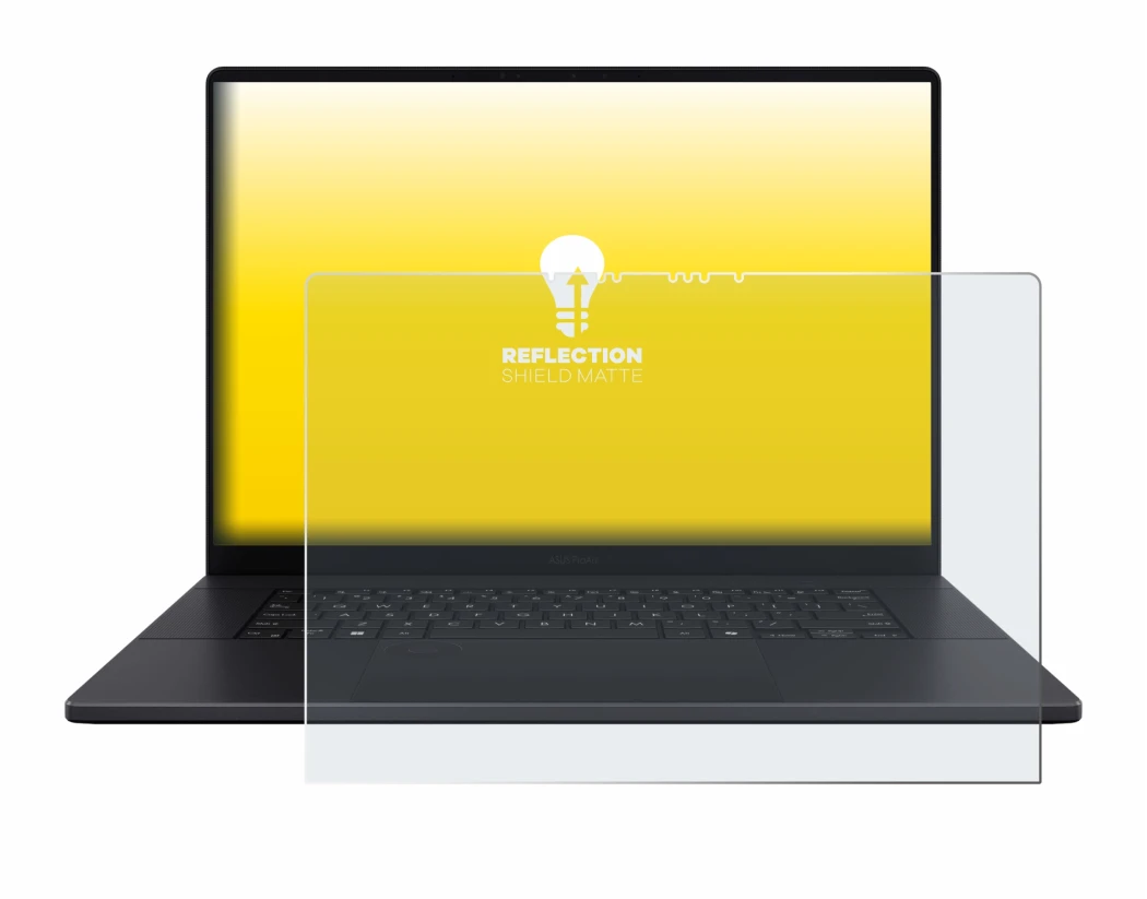 Image de l'appareil ASUS ProArt P16 avec une grande variété de protections d'écran.