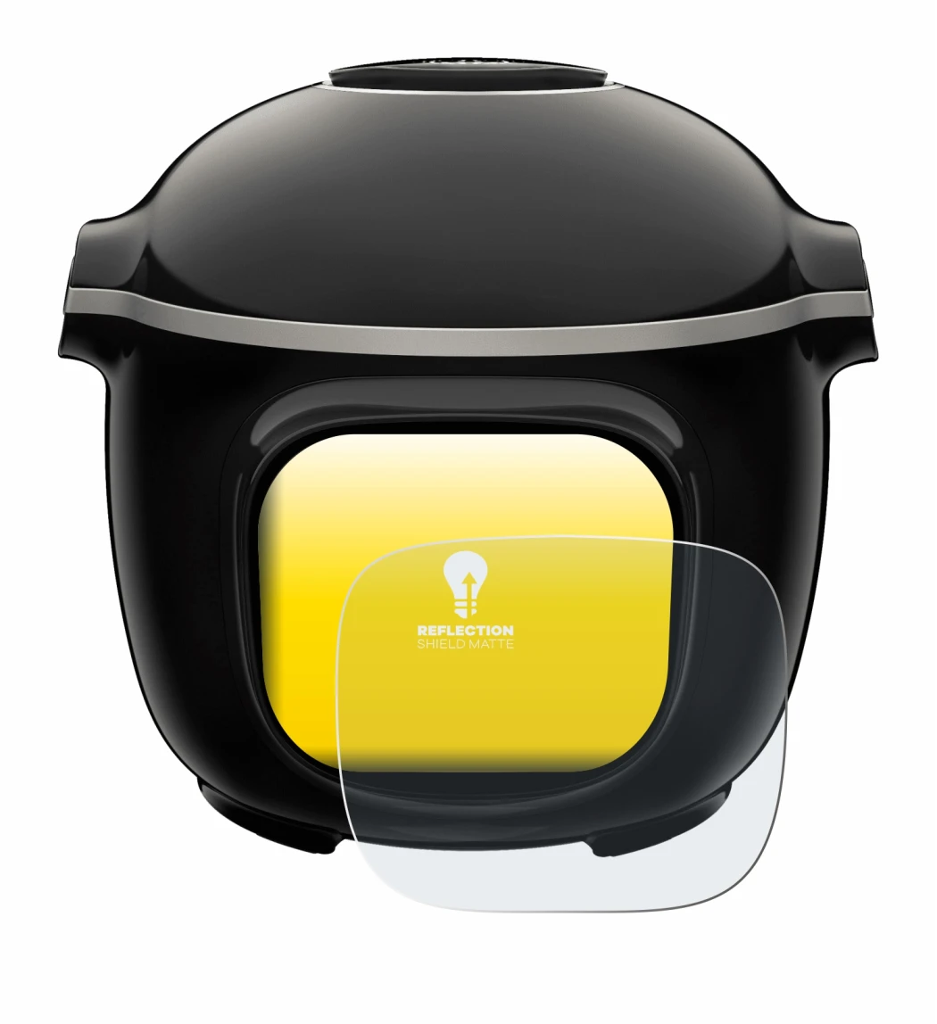 Image de l'appareil Moulinex Cookeo Touch avec une grande variété de protections d'écran.