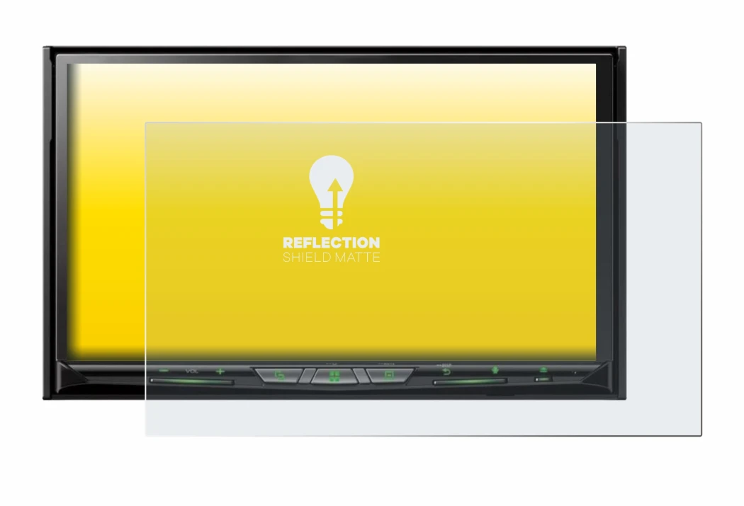 Image de l'appareil Pioneer AVH-Z9200DAB avec une grande variété de protections d'écran.