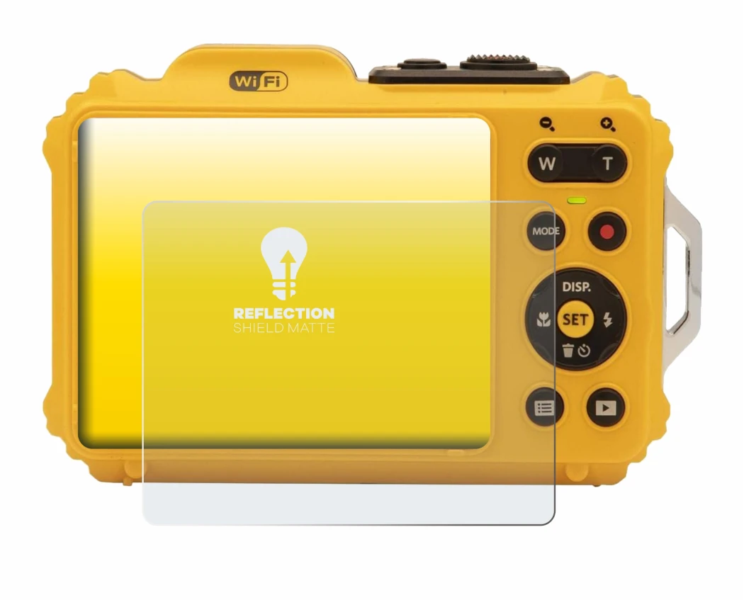 Image de l'appareil Kodak Pixpro WPZ2 avec une grande variété de protections d'écran.