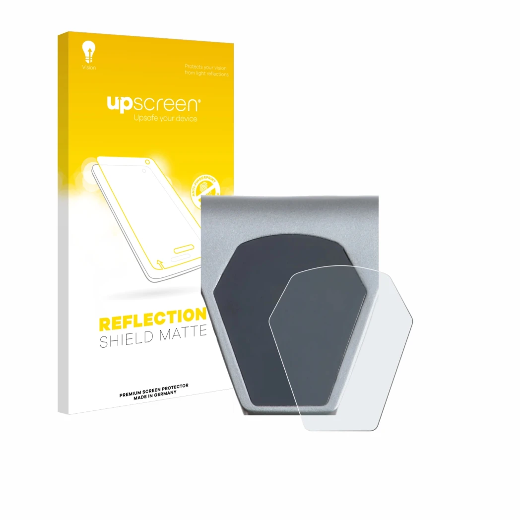 Face avant d’un emballage produit avec le logo de la marque upscreen. À côté, l’appareil Epowerfun ePF-PULSE 960 est représent