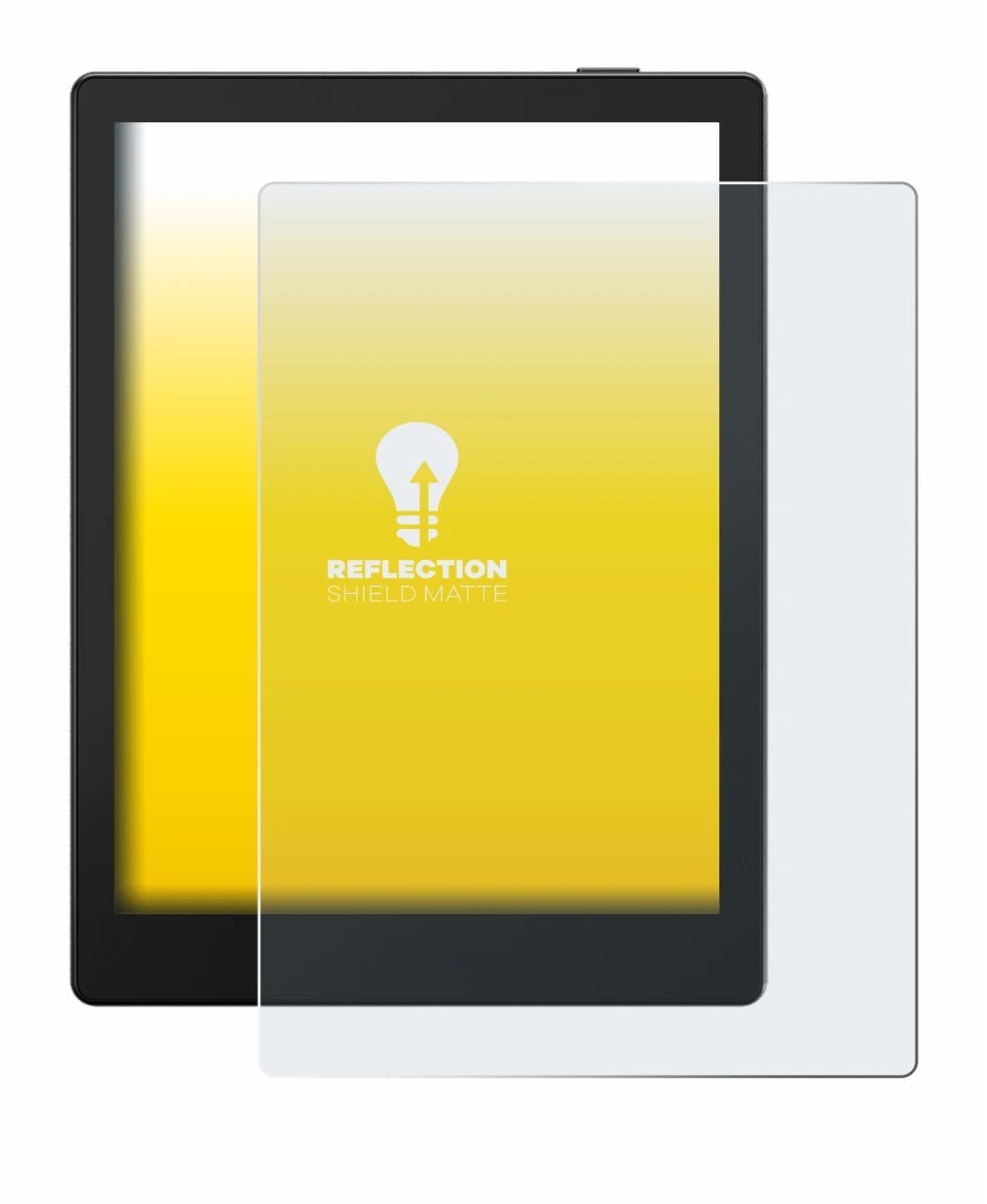 Image de l'appareil Boox Go 6 avec une grande variété de protections d'écran.