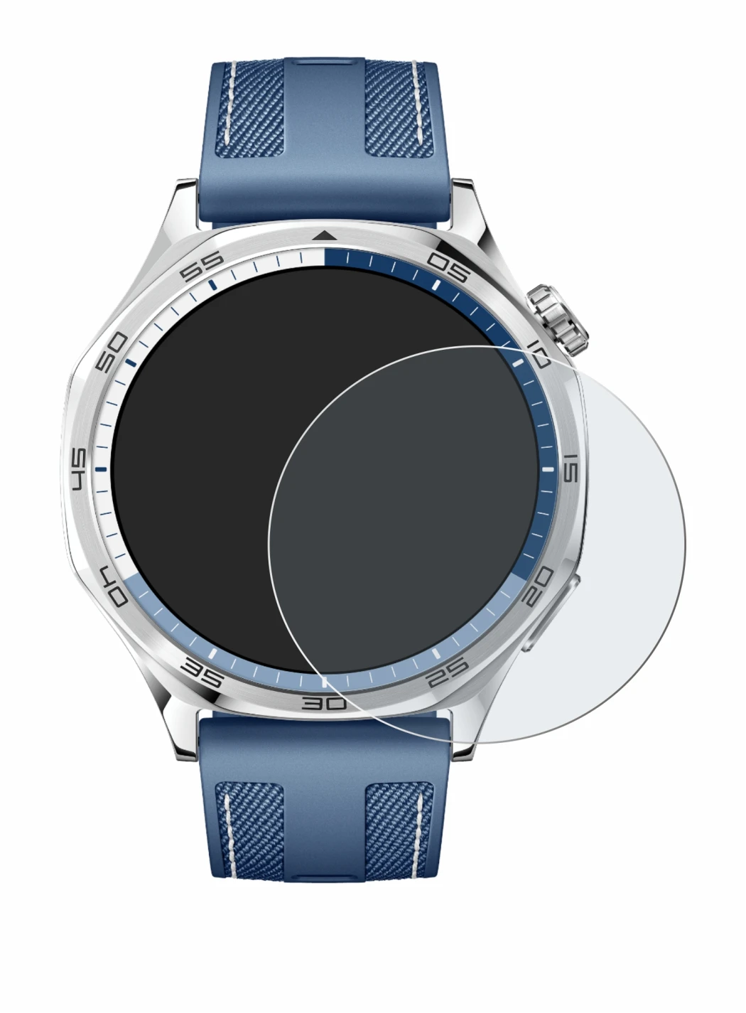 Image de l'appareil Huawei Watch GT 5 (46 mm) avec une grande variété de protections d'écran.