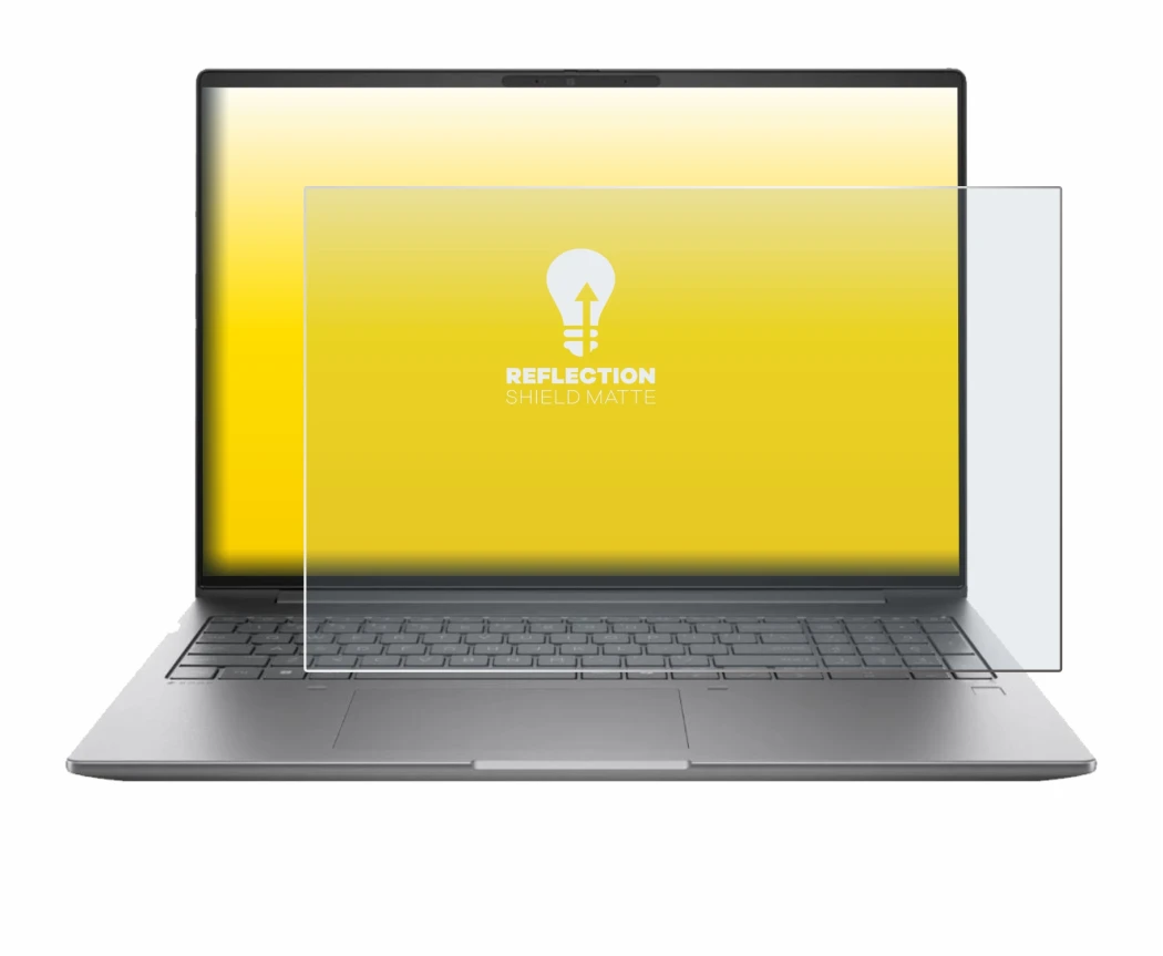 Image de l'appareil HP ZBook Power 16 G11 avec une grande variété de protections d'écran.