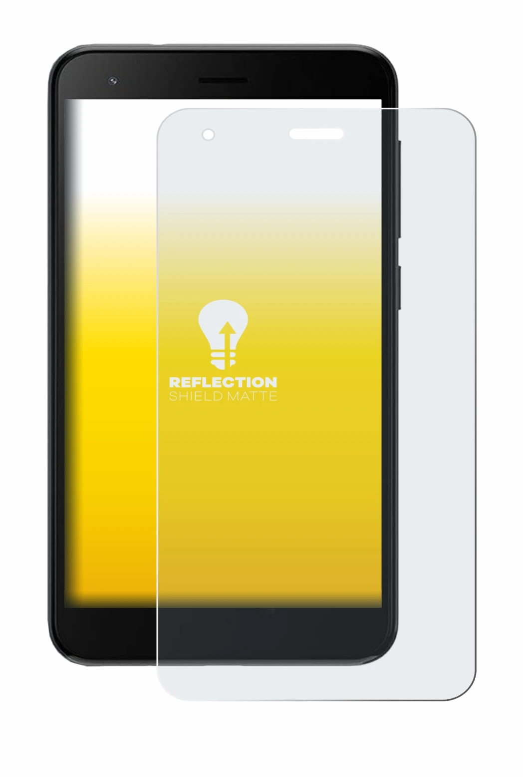 Image de l'appareil ZTE Blade A35 lite avec une grande variété de protections d'écran.