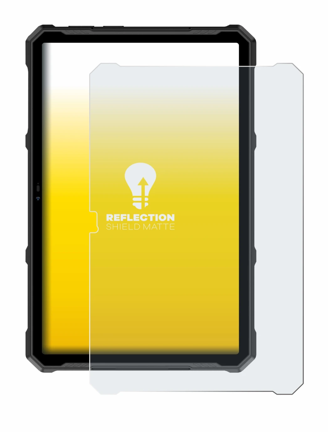 Image de l'appareil Ulefone Armor Pad 4 Ultra avec une grande variété de protections d'écran.