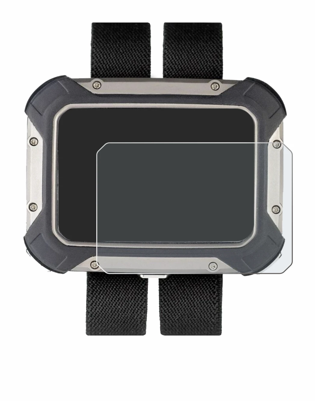 Image de l'appareil Apeks DSX avec une grande variété de protections d'écran.