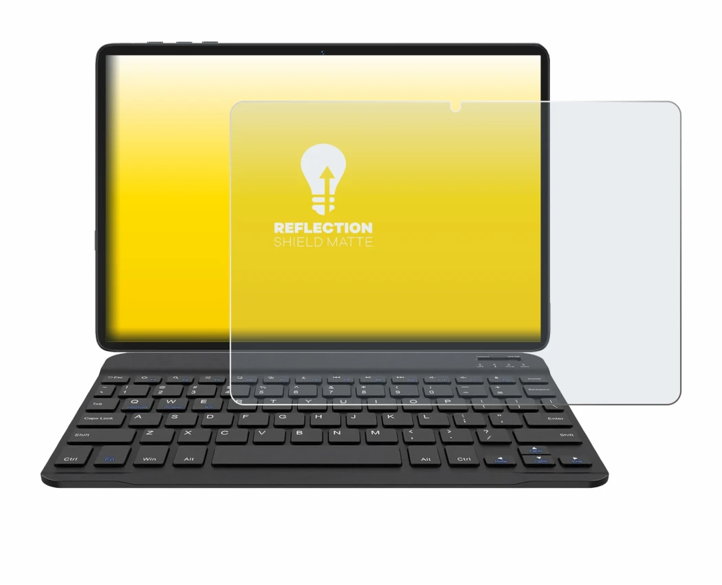 Image de l'appareil BESTTAB A20 avec une grande variété de protections d'écran.