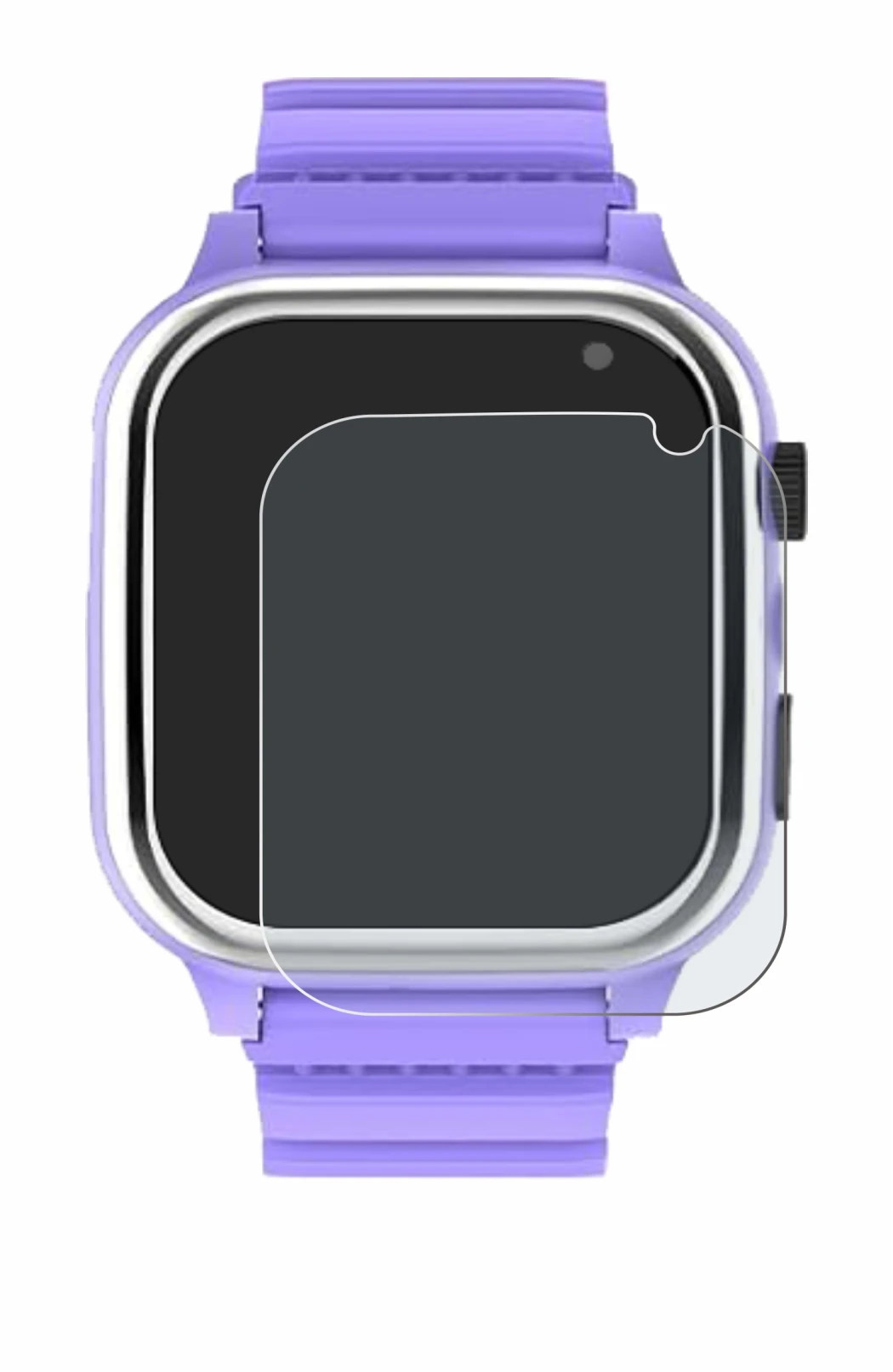 Image de l'appareil Jubunrer Kids Smartwatch avec une grande variété de protections d'écran.