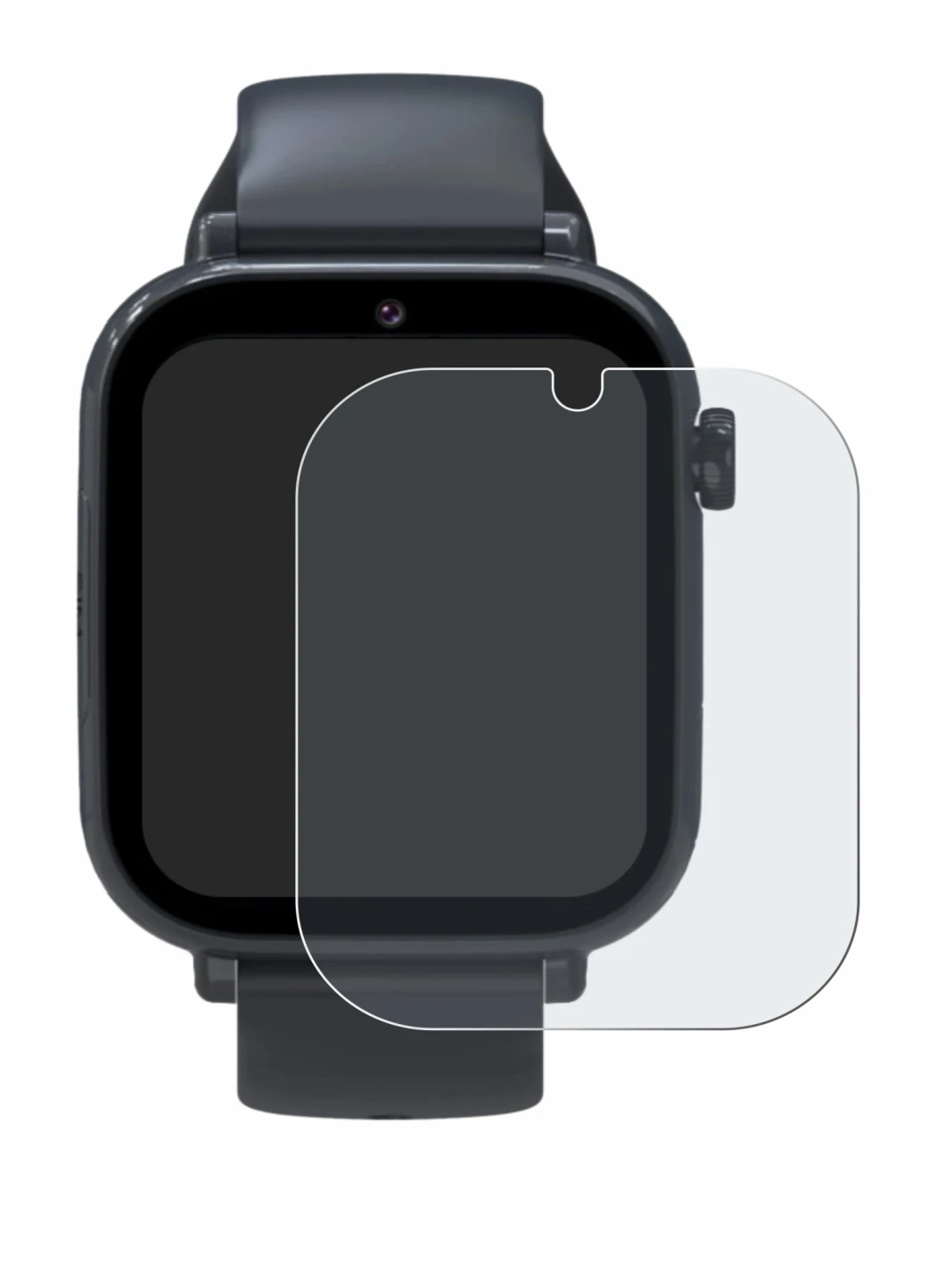 Image de l'appareil Forever Kids Smartwatch avec une grande variété de protections d'écran.