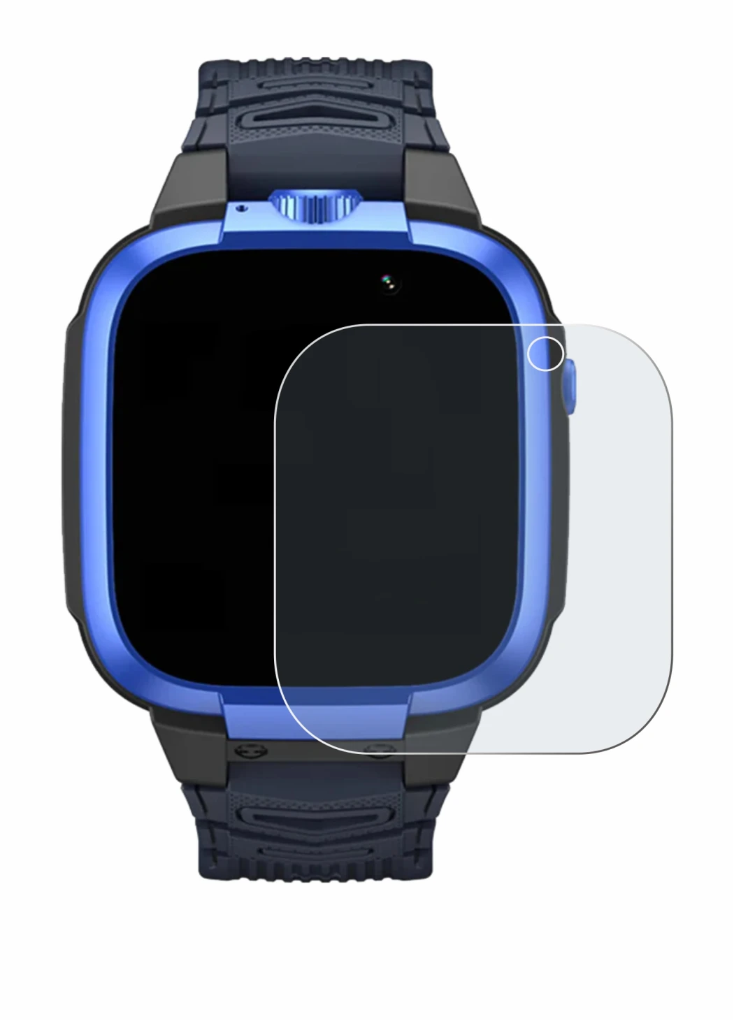 Image de l'appareil Xiaomi Mibro Kids Z3 avec une grande variété de protections d'écran.