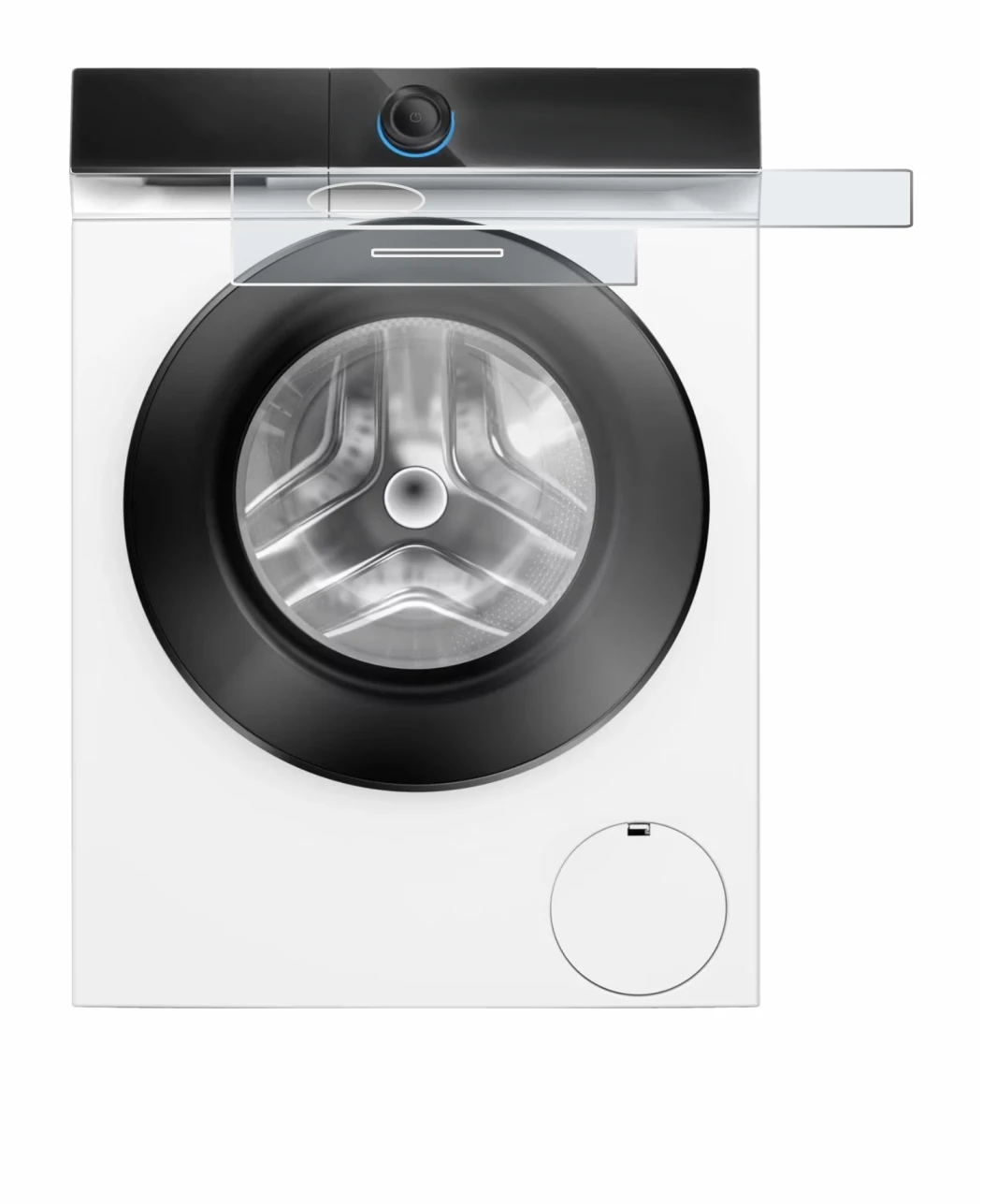 Image de l'appareil Siemens WG56B2041 IQ700 Touchdisplay avec une grande variété de protections d'écran.