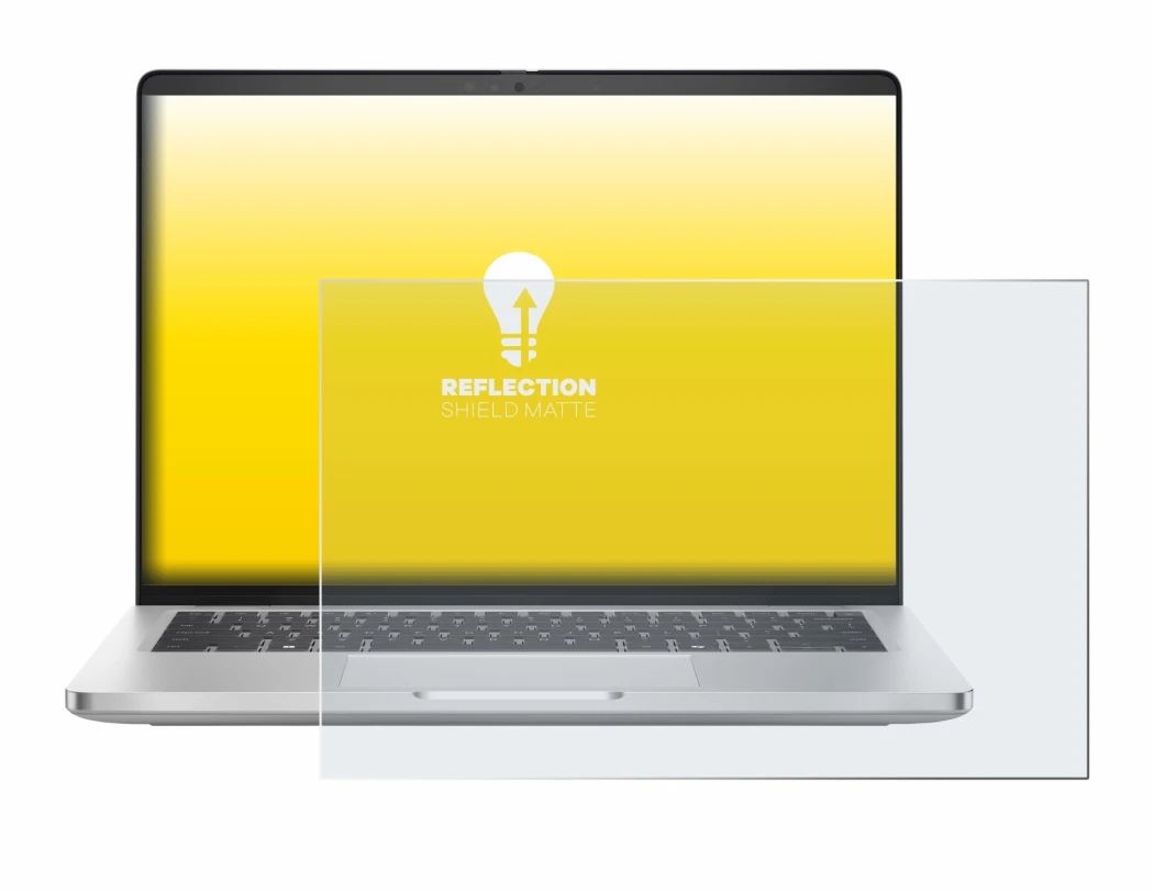 Image de l'appareil Dell Pro 14 Plus PB14250 avec une grande variété de protections d'écran.