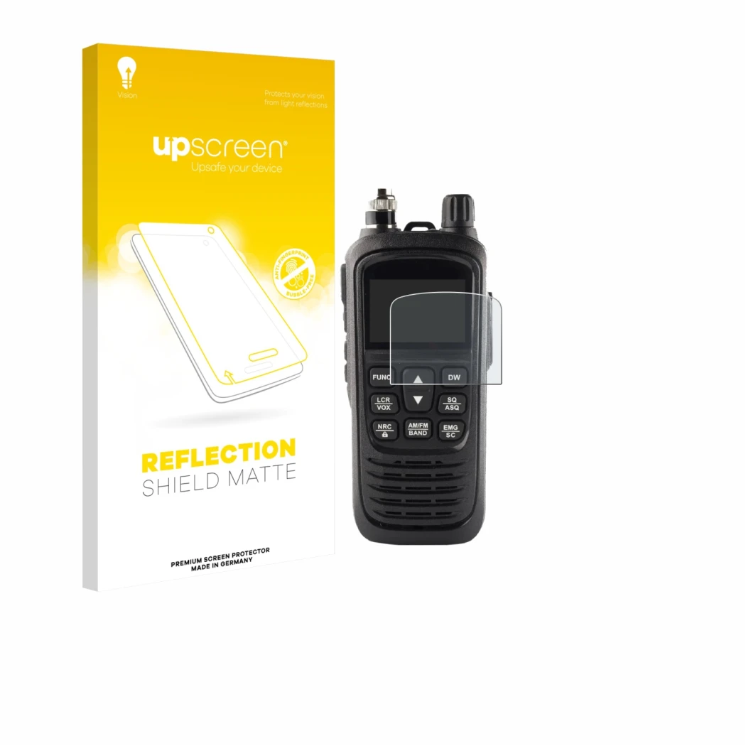 Face avant d’un emballage produit avec le logo de la marque upscreen. À côté, l’appareil Jopix CB-514 Plus est représenté avec