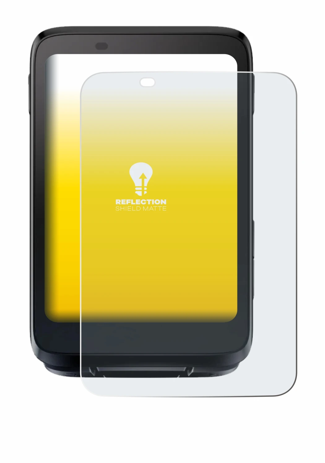 Image de l'appareil iGPSPORT BiNavi avec une grande variété de protections d'écran.
