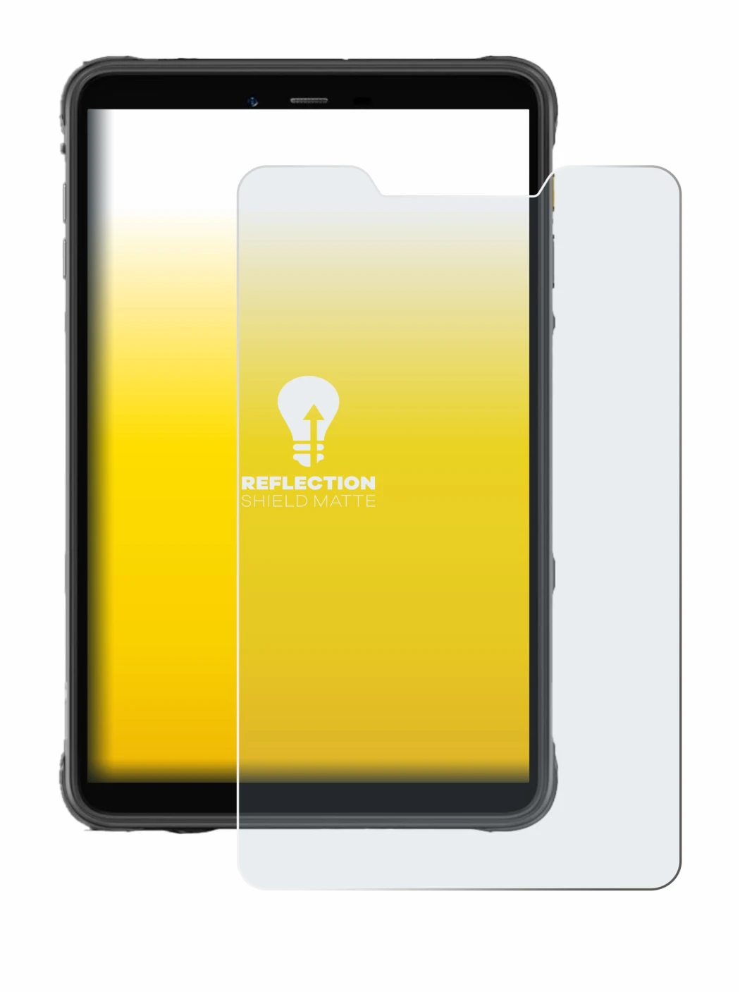 Image de l'appareil Ulefone Armor Pad Pro avec une grande variété de protections d'écran.