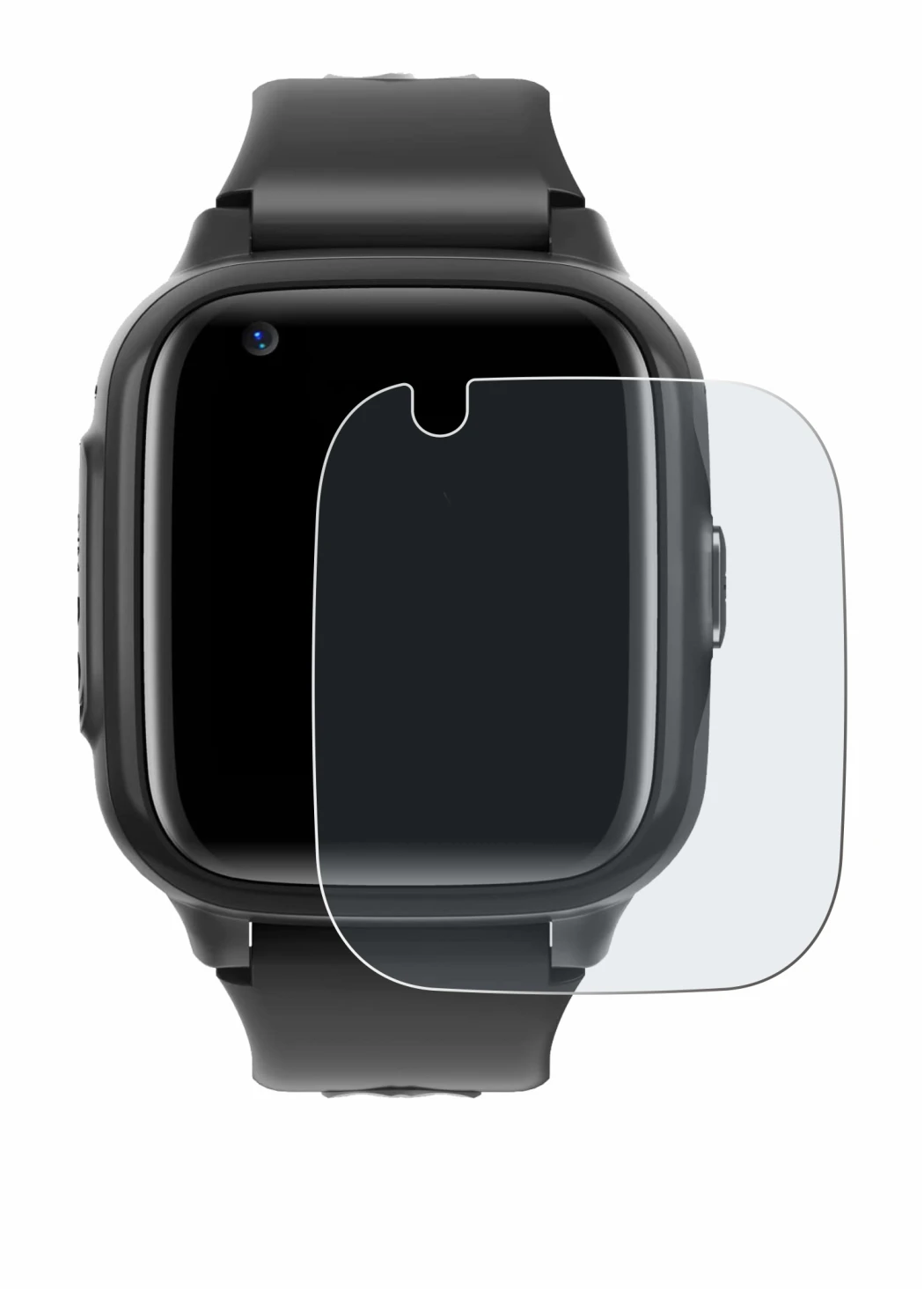 Image de l'appareil Krostming Kids Smartwatch GPS 4G avec une grande variété de protections d'écran.