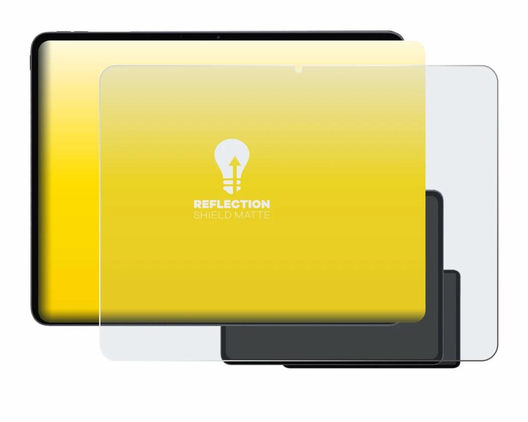 Image de l'appareil OnePlus Pad 3 avec une grande variété de protections d'écran.