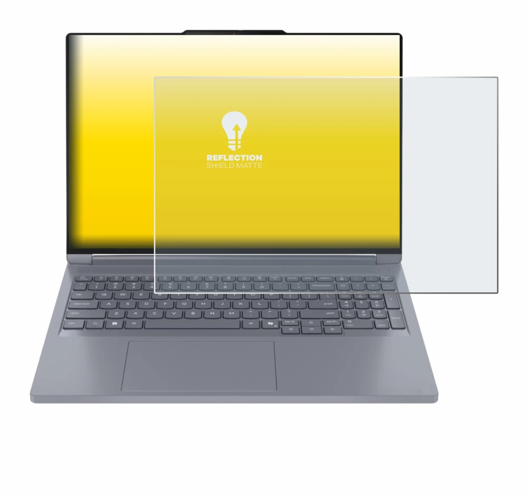 Image de l'appareil Lenovo ThinkBook 16p Gen 6 avec une grande variété de protections d'écran.