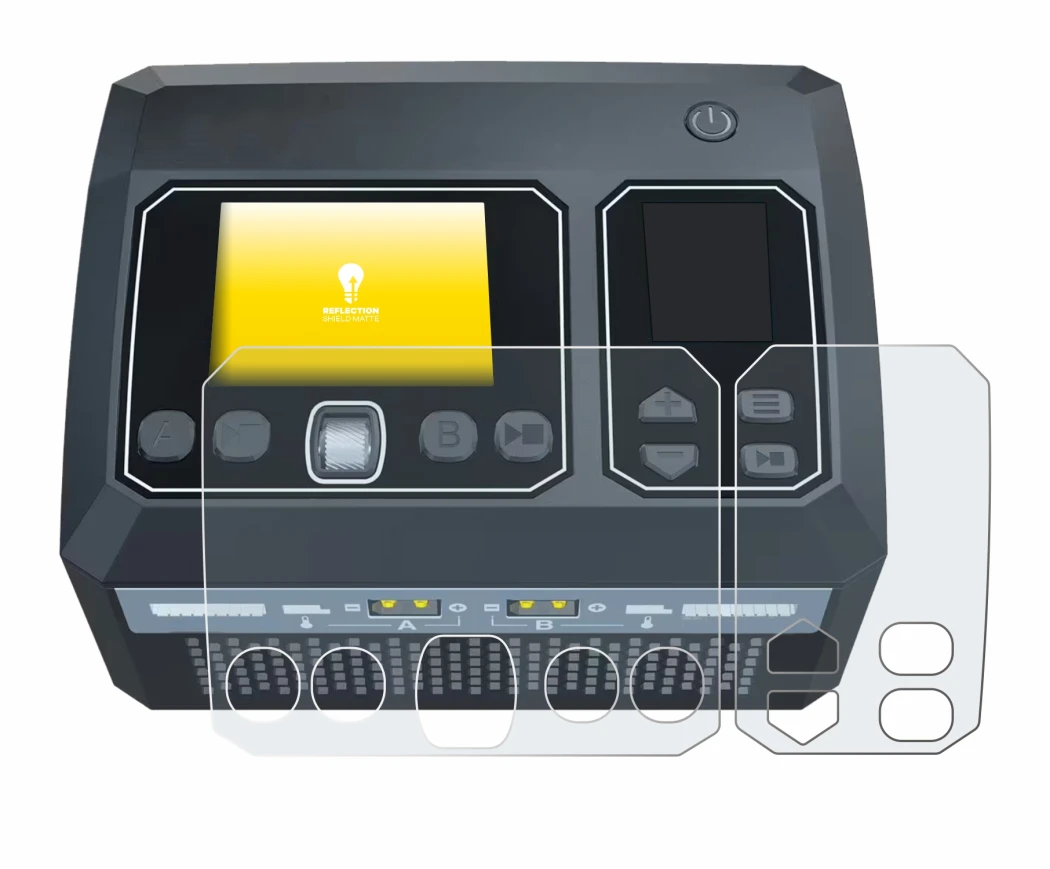 Image de l'appareil SkyRc D750 Mix avec une grande variété de protections d'écran.