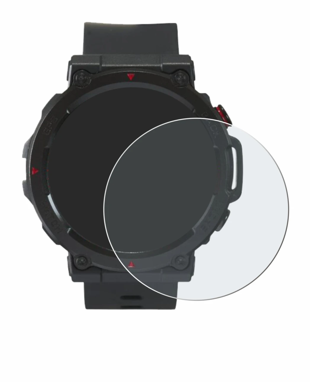 Image de l'appareil Crivit Sport-Smartwatch avec une grande variété de protections d'écran.