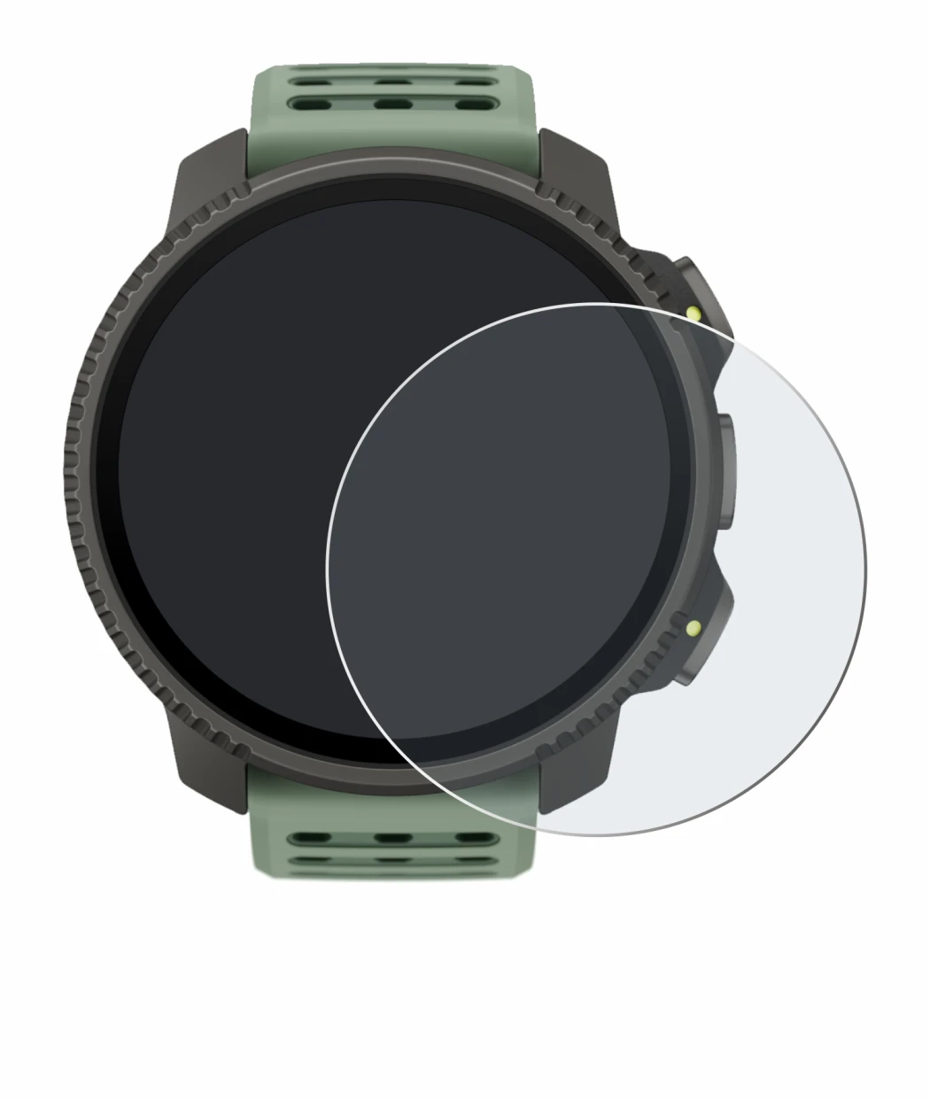 Image de l'appareil Suunto Vertical 2 avec une grande variété de protections d'écran.