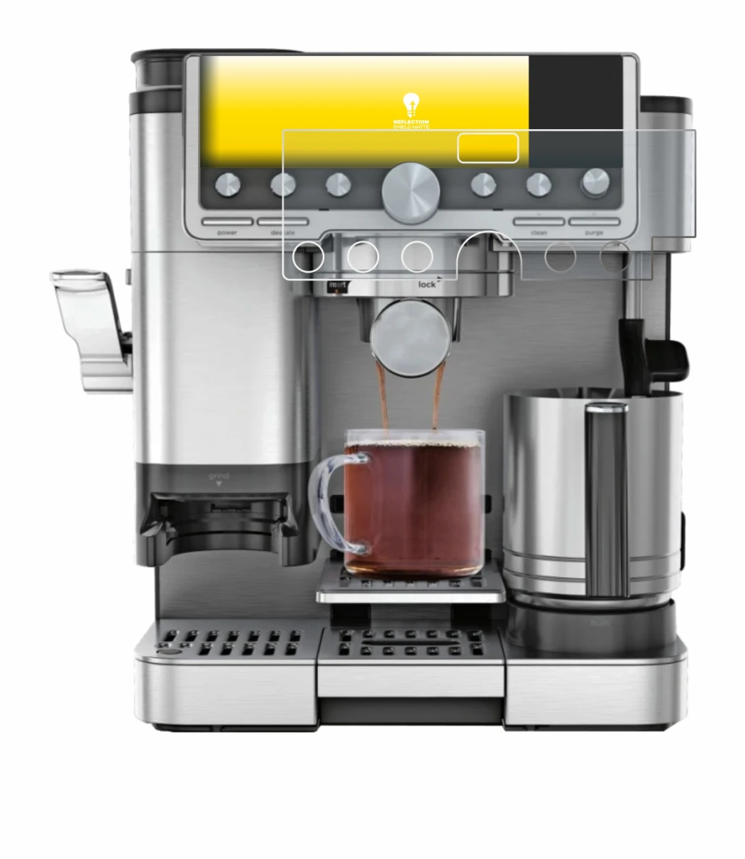 Image de l'appareil Ninja Luxe Cafe Pro ES701EU avec une grande variété de protections d'écran.