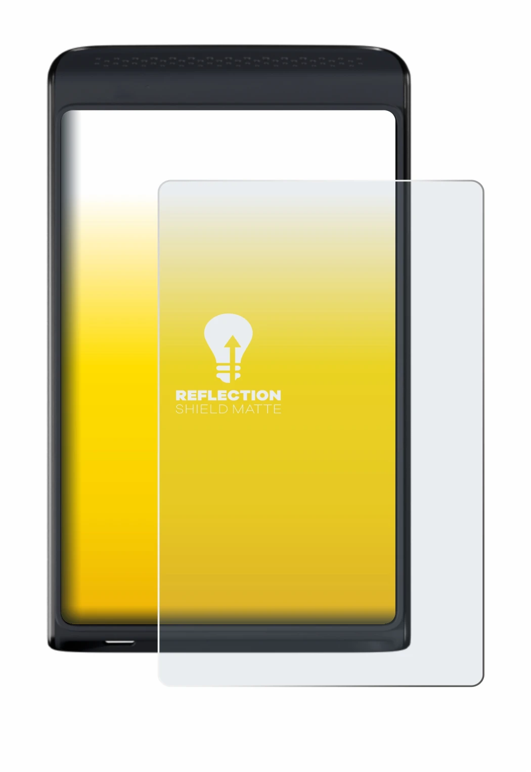 Image de l'appareil Vasco Translator Q1 avec une grande variété de protections d'écran.